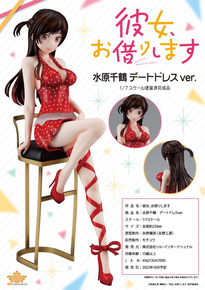 Rent-a-Girlfriend PVC Estatua 1/7 Chizuru Mizuhara Date Vestido ver. 23 cm