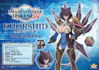 Phantasy Star Online 2 Estatua de PVC 1/7 Khorshid 27 cm