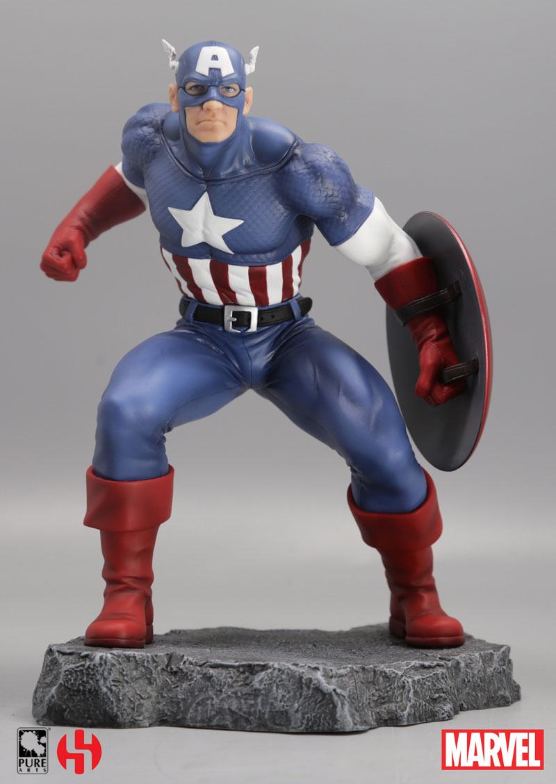 Estatua Marvel Comics Civil War 1/8 Capitán América 22 cm