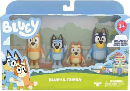 Bluey aksiyon figürleri 4 paket