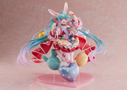 Miku Hatsune PVC statua 1/7 Miku Hatsune rođendan 2021 (Pretty Rabbit Ver.) Spiritale 21 cm
