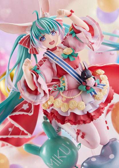 Miku Hatsune PVC statua 1/7 Miku Hatsune rođendan 2021 (Pretty Rabbit Ver.) Spiritale 21 cm