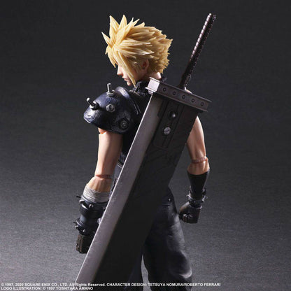 Final Fantasy VII remake Play Arts Kai Action figura Cloud Strife ver. 2 27 cm