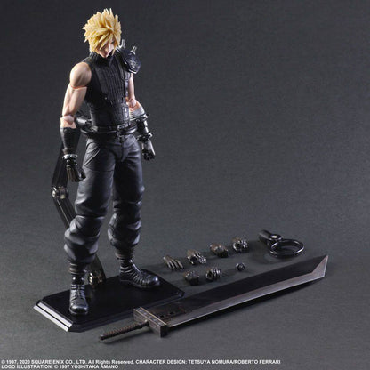 Final Fantasy VII remake Play Arts Kai Action figura Cloud Strife ver. 2 27 cm