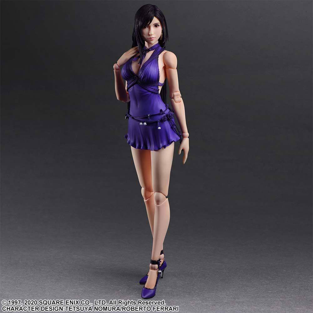 Final Fantasy VII remake Play Arts Kai Akcijska figura Tifa Lockhart Dress ver. 25 cm