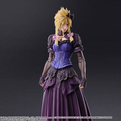 Final Fantasy VII Remake Play Arts Kai Action Figure Cloud Strife Dress Ver. 28 cm