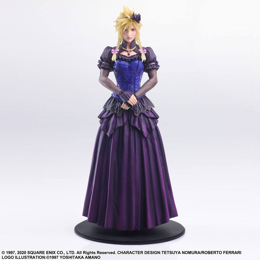 Final Fantasy VII Remake Static Arts Gallery Statue Cloud Strife Dress Ver. 28 cm