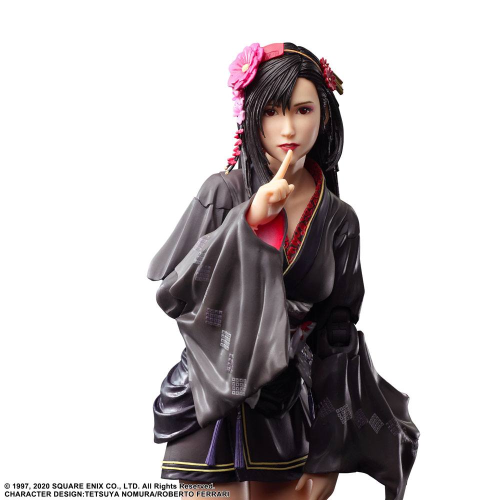 Final Fantasy VII Remake Play Arts Kai Action Figure Tifa Lockhart Exotic Dress Ver. 25 cm