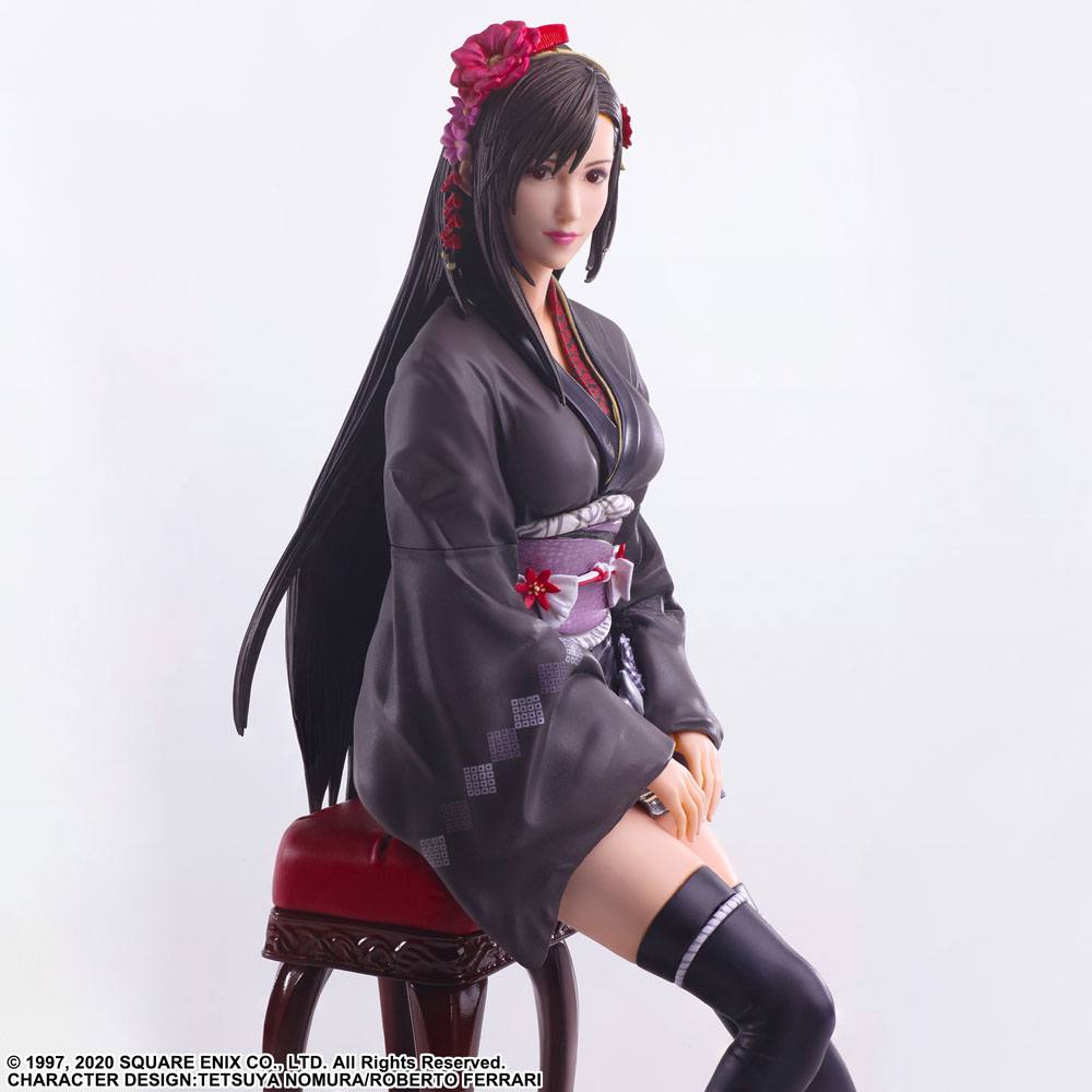 Final Fantasy VII Remake Static Arts Gallery Statue Tifa Lockhart Exotic Dress Ver. 23 cm