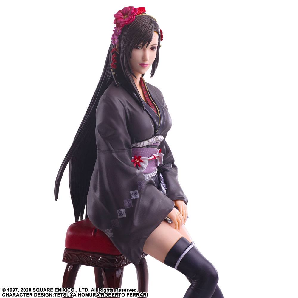 Final Fantasy VII Remake Static Arts Gallery Statue Tifa Lockhart Exotic Dress Ver. 23 cm