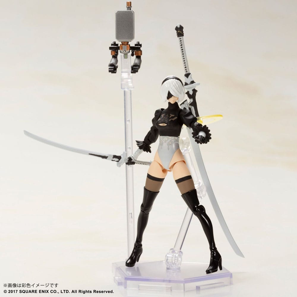 Nier Automata Aksiyon Figürleri Plastik Model Kiti 2B & 9S 7 Cm