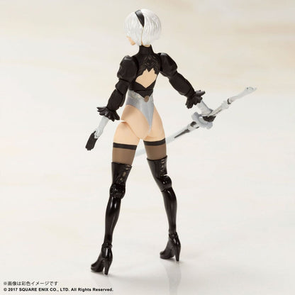 Nier Automata Aksiyon Figürleri Plastik Model Kiti 2B & 9S 7 Cm