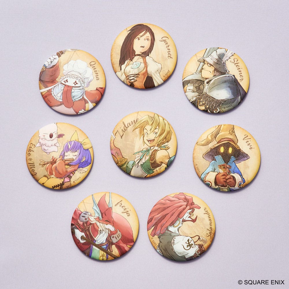 Présentoir du 25e anniversaire des aimants Final Fantasy IX (8)