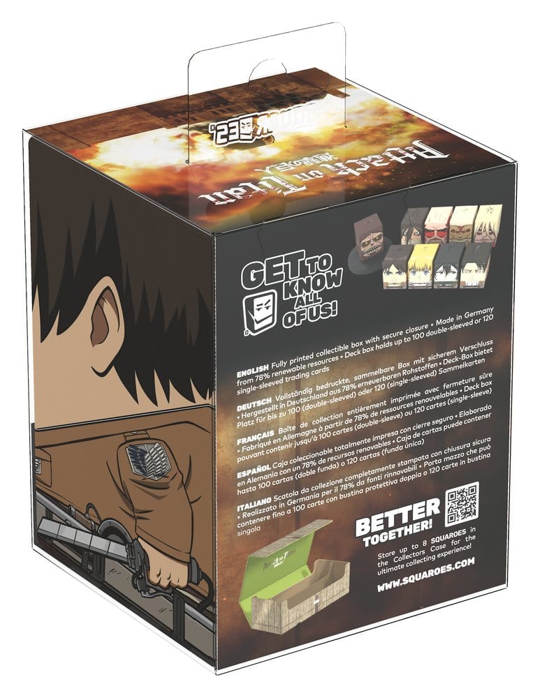 Squaroes Squaroe Attack on Titan AOT 001 - Eren Jäger