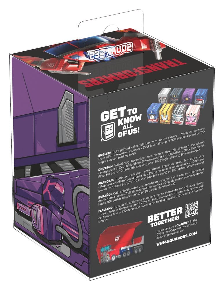 Squaroes Squaroe Transformers TR007 - Onda de choque