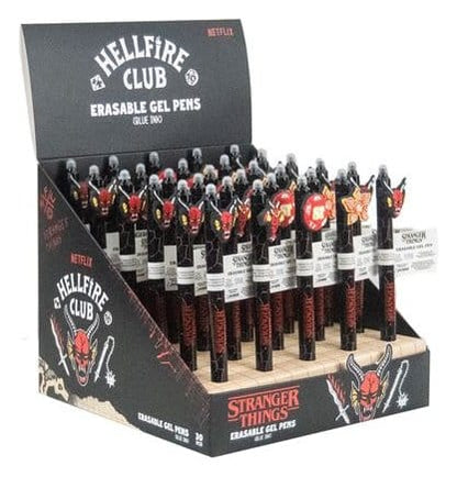 Penna gel cancellabile Stranger Things Display Hellfire Club (30)