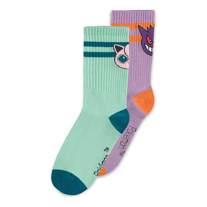 Pokemon Socks 2-pack hoder grå 35-38