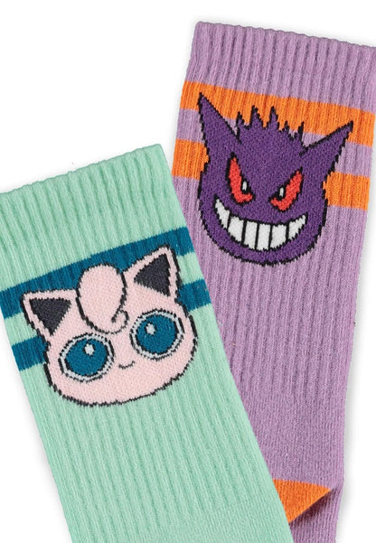 Pokemon Socks 2-pack hoder grå 35-38