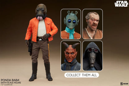 Star Wars Acum & Villainy Action Figura 1/6 Ponda Baba 30 cm