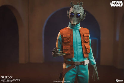 Star Wars feccia e azione malvagia Figura 1/6 Greedo 30 cm