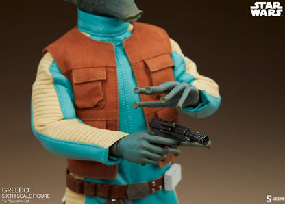 Star Wars feccia e azione malvagia Figura 1/6 Greedo 30 cm