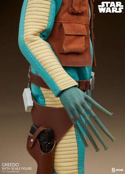 Star Wars feccia e azione malvagia Figura 1/6 Greedo 30 cm