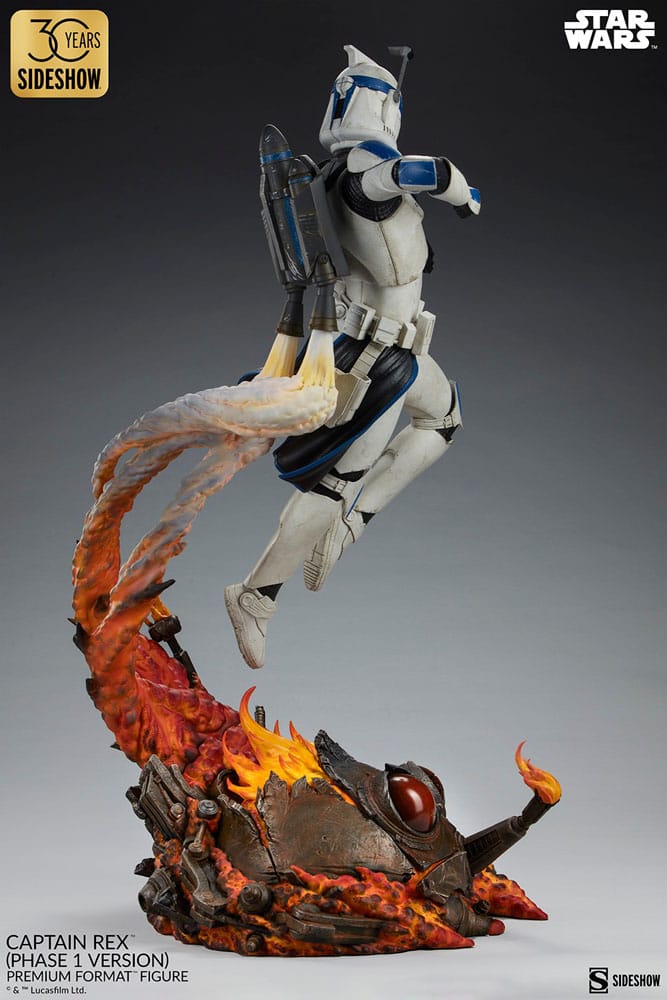 Star Wars Premium Format Abbildung Captain Rex (Phase 1 Version) Sideshow Exklusiv 68 cm