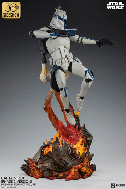 Figura de formato premium de Star Wars Capitán Rex (versión de fase 1) Sidhow exclusivo de 68 cm