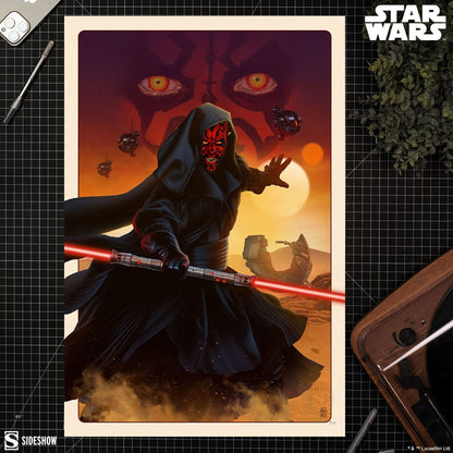 Star Wars Art Print Darth Maul: The Phantom Menace 41 x 61 cm - sin marco