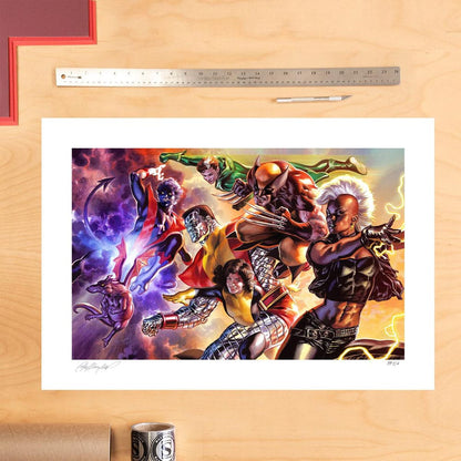 Marvel X-Men kunsttryk The X-Men af Felipe Massafera 46 x 66 cm - uindrammet