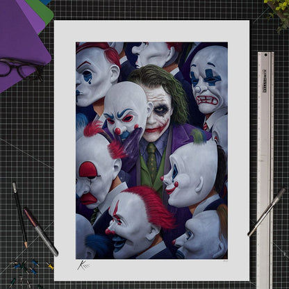 DC Comics Art Print Agent of Chaos 46 x 61 cm - Unram