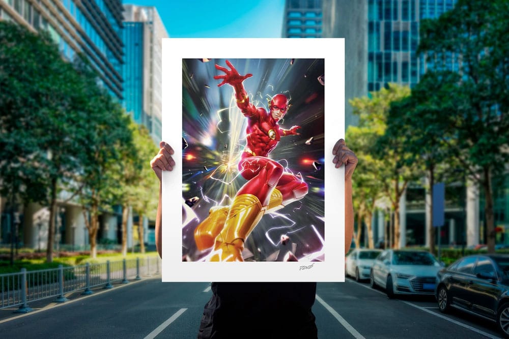 DC Comics Art Stampa il flash 46 x 61 cm - senza cornice