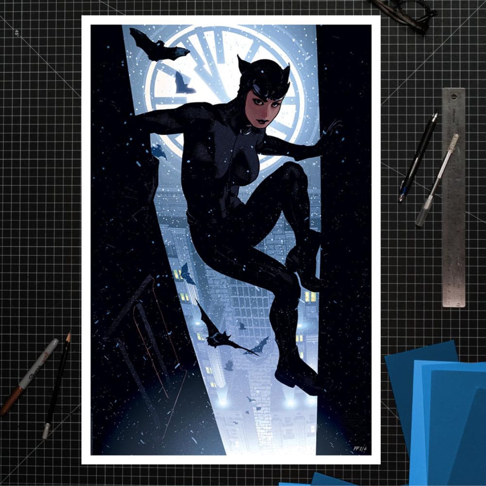 DC Comics Kunstdruck Catwoman 41 x 61 cm – ungerahmt