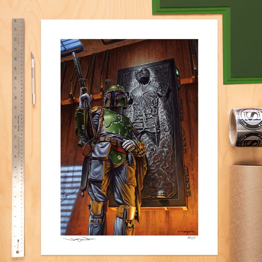 Star Wars Art Print Boba Fett: The Bounty 46 x 61 cm - sin marco