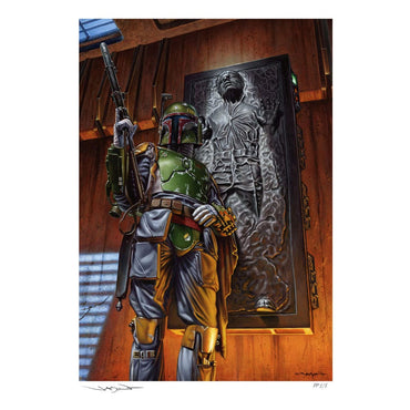 Star Wars Art Print Boba Fett: The Bounty 46 x 61 cm - sin marco