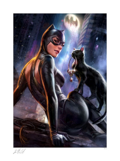 DC Comics Art Print Catwoman: La mejor amiga de la niña 41 x 61 cm - sin marco