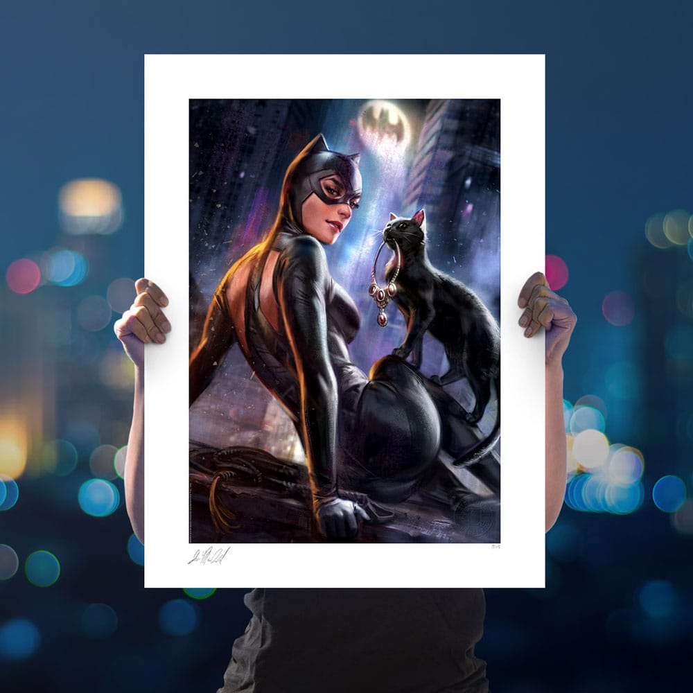 DC Comics Art Print Catwoman: La mejor amiga de la niña 41 x 61 cm - sin marco