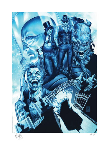 DC Comics Art Print The Gates of Arkham 46 x 61 cm - unframed