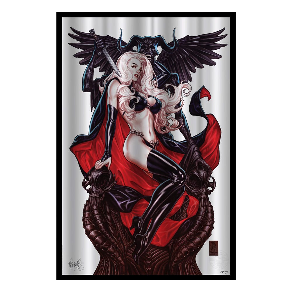 Lady Death Art Print Blasphemy Anthem 41 x 61 cm - Unram