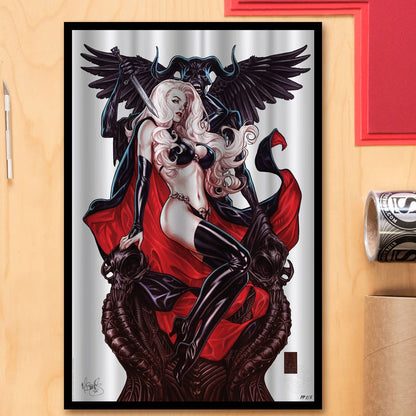 Lady Death Art Print Blasfemy Anthem 41 x 61 cm - sin marco