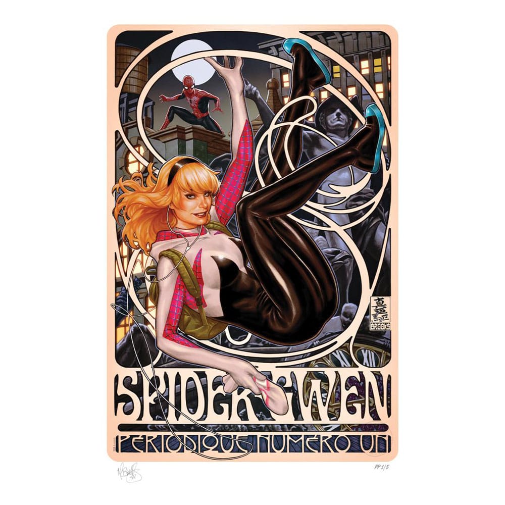 Marvel Art Print Spider -Gwen: Périodique Numéro Un 46 x 61 cm - sin marco