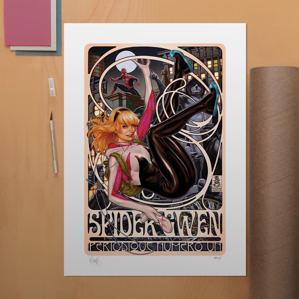 Marvel Art Print Spider -Gwen: Périodique Numéro Un 46 x 61 cm - sin marco