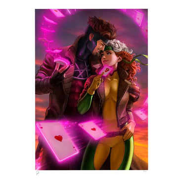 Marvel Art Print Rogue & Gambit 46 x 61 cm - senza cornice