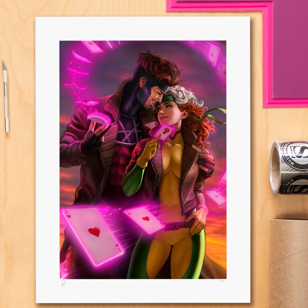 Marvel Art Print Rogue & Gambit 46 x 61 cm - sin marco