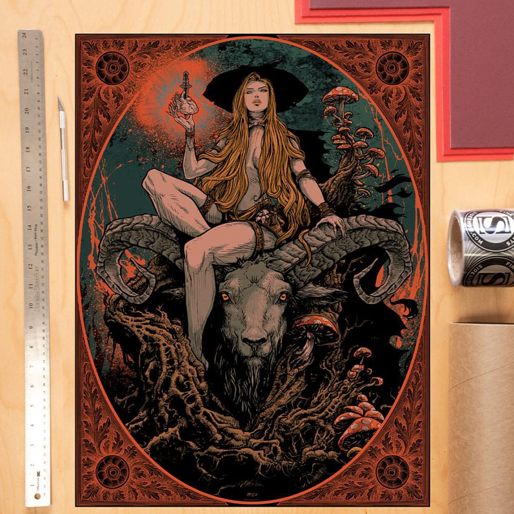 Sideshow Originals Lámina La bruja del bosque 61 x 46 cm - sin marco