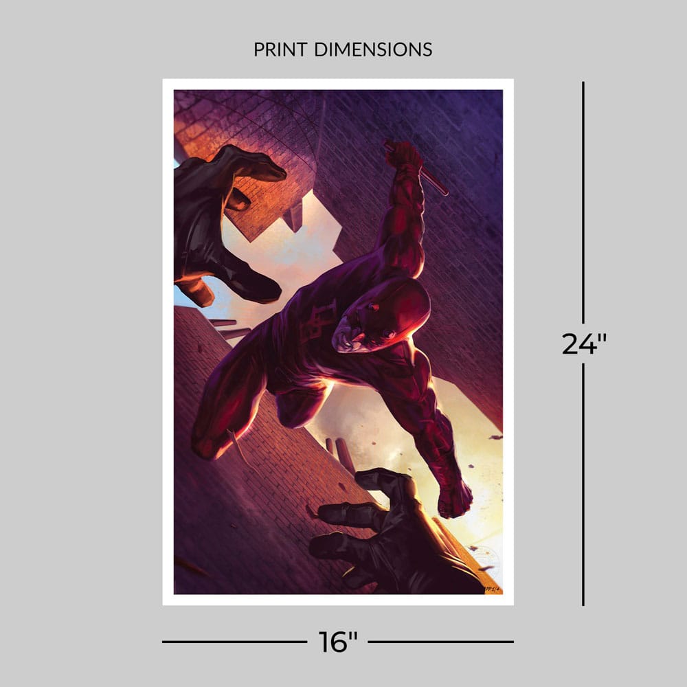 Marvel Art Print Daredevil: The Man Without Paura 60 x 41 cm - senza cornice