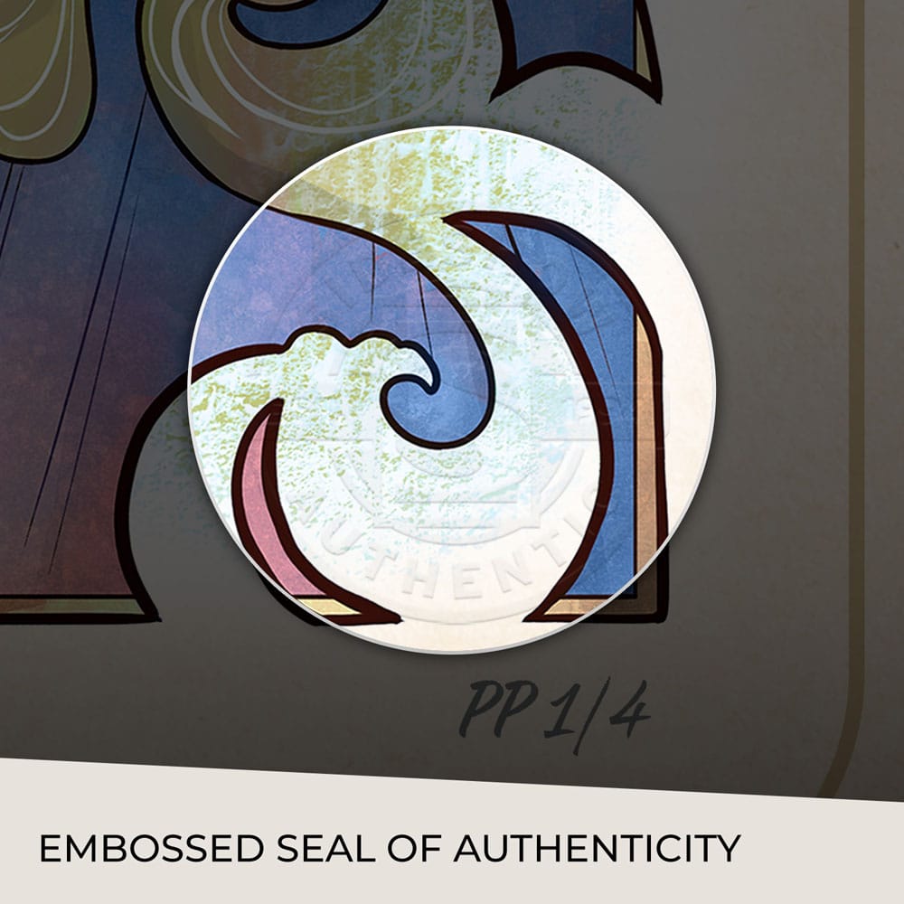 Critical Role Art Print Matthew Mercer: 10th Anniversary Art Nouveau-illustrasjoner 46 x 28 cm - uinnrammet