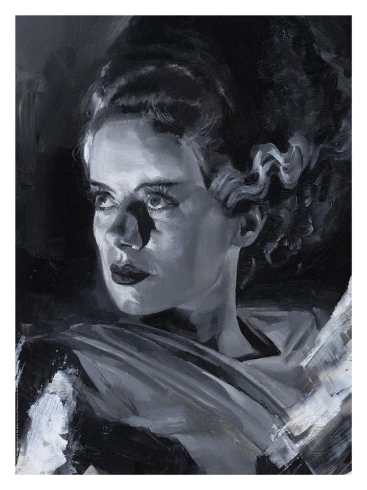 Bride of Frankenstein Kunsttryk Bride of Frankenstein af Chris Valentine 41 x 31 cm - uindrammet