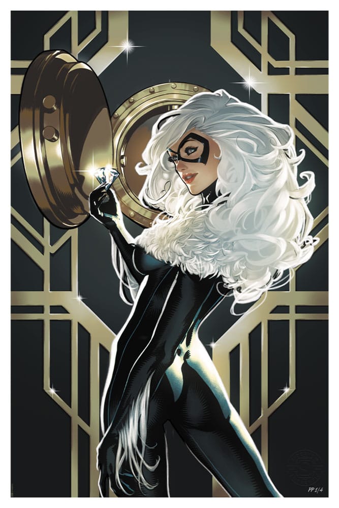 The Amazing Spider-Man Art Print Cosmic Black Cat 61 x 41 cm - sans cadre