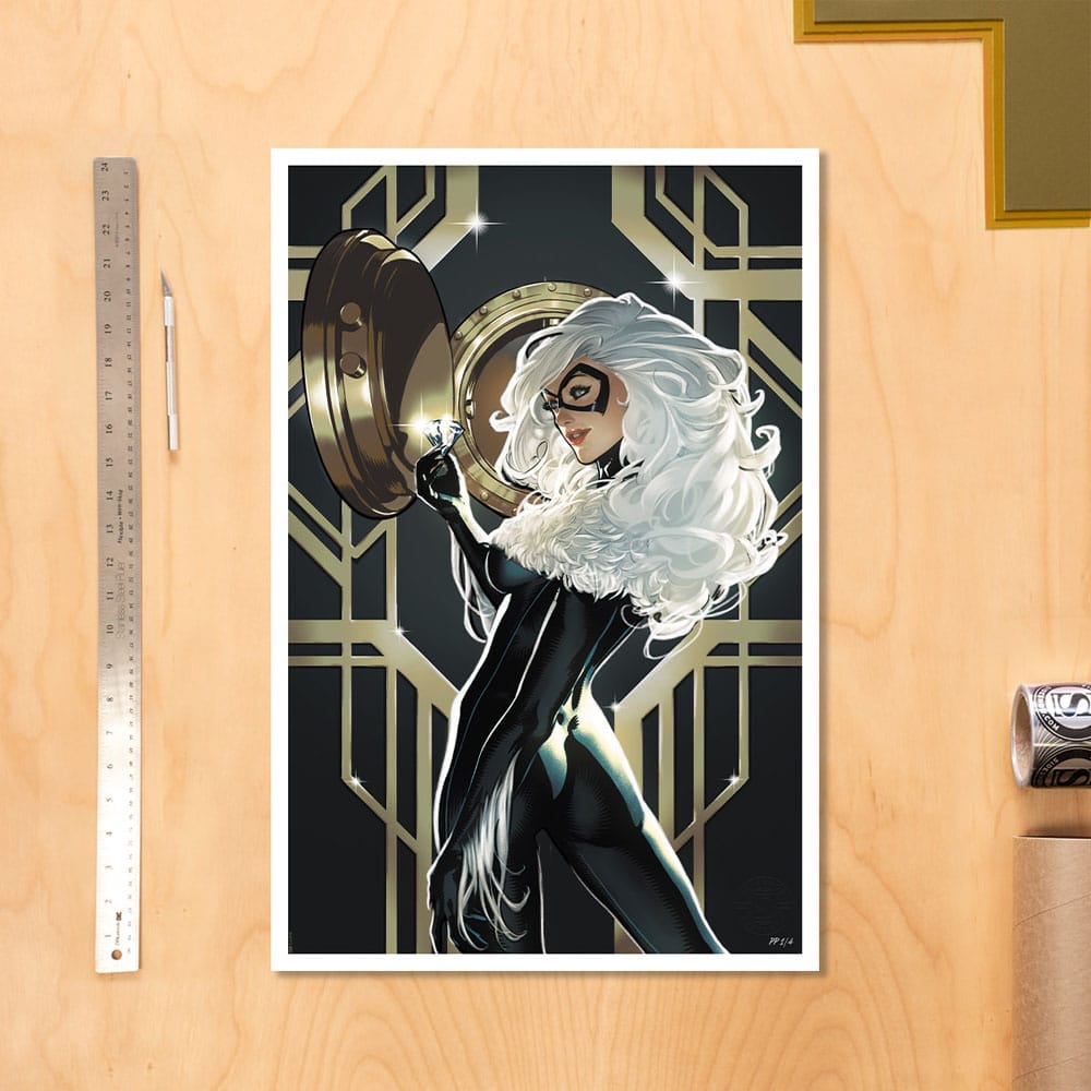 The Amazing Spider-Man Art Print Cosmic Black Cat 61 x 41 cm - sans cadre